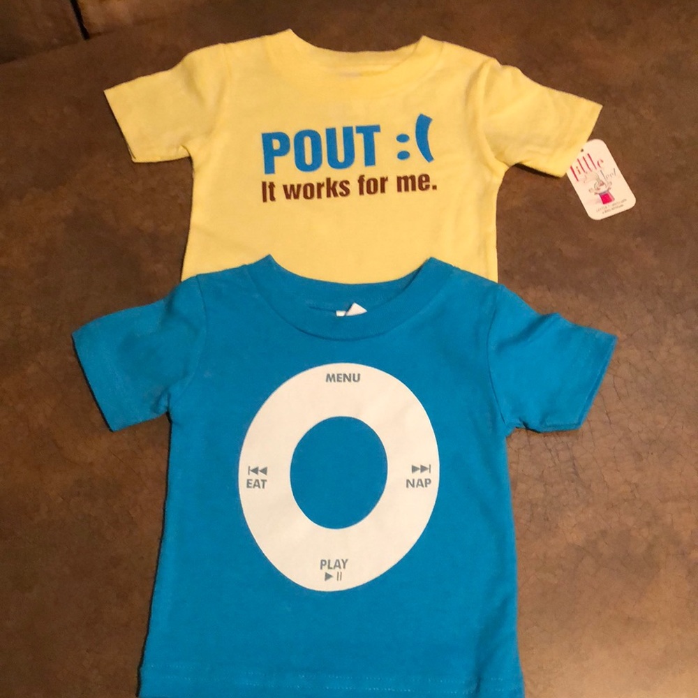 NWT Set of 2 Toddler Little Teez Tees